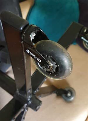 Ruedas blandas de 10×22 mm para sillas de oficina, válidas para parqué y alfombra
